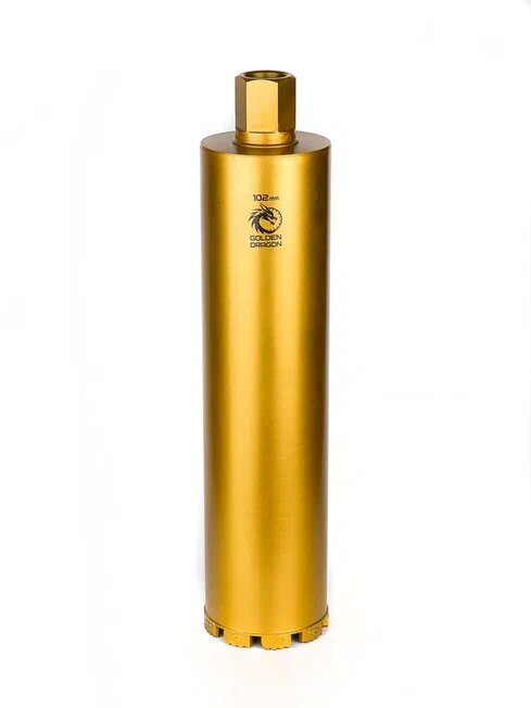 Коронка алмазная 1 1/4" 102/400/9 по бетону Golden Dragon