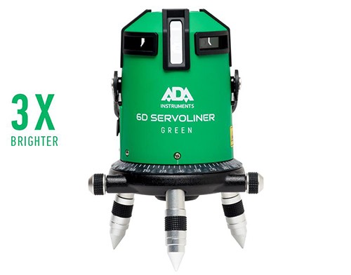 Лазерный уровень ADA 6D SERVOLINER GREEN 