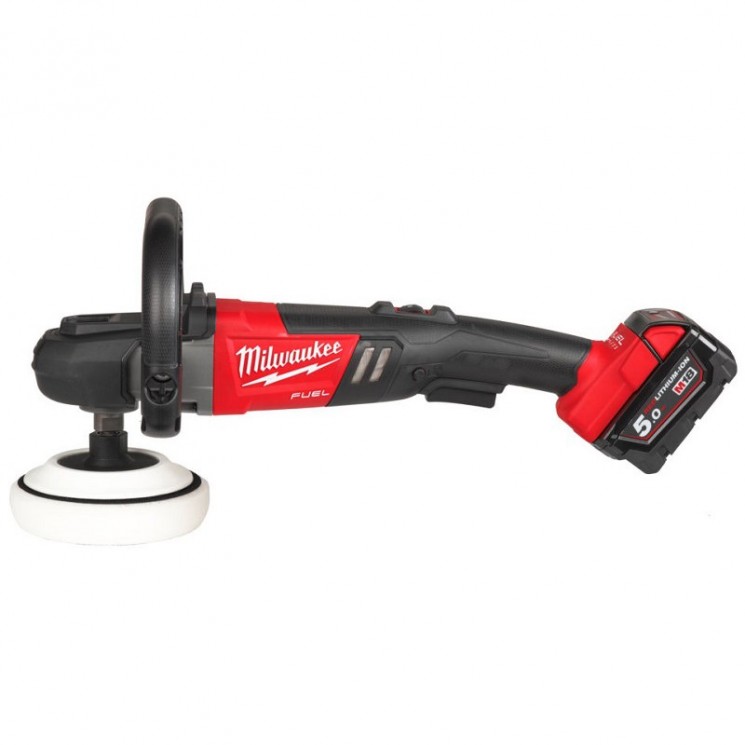 аккумуляторная бесщеточная полировальная машина milwaukee  M18 FAP180-502X FUEL