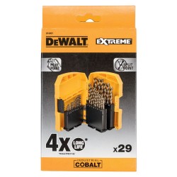 Набор сверл по металлу DEWALT DT4957  COBALT 8%, 1-13мм, 29 шт.