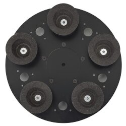 Шлифовальный диск с 5 круглыми абразивными камнями ROMUS