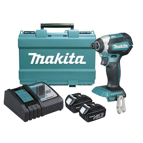 аккумуляторный бесщеточный ударный шуруповерт Makita DTD170RFE