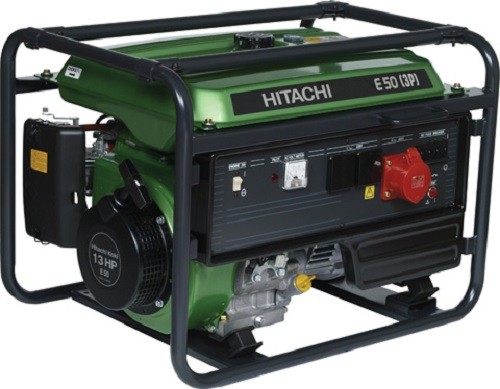 Бензиновый генератор hitachi E50(3P) 