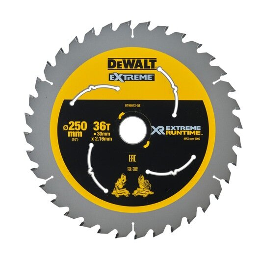 Пилный диск XR 250x30mmx36T DT99572 DeWALT    