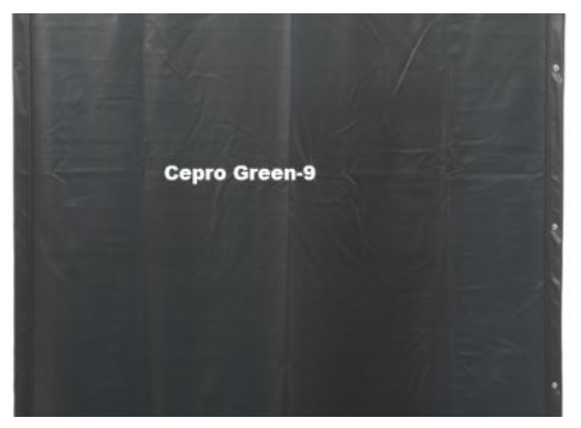 Сварочная шторка CEPRO Green-9 180x220см  