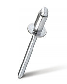 Заклепка вытяжная открытая MESSER Сталь/Сталь Стандартный бортик 3,2X10,0 мм (Упаковка 50 шт.) 
