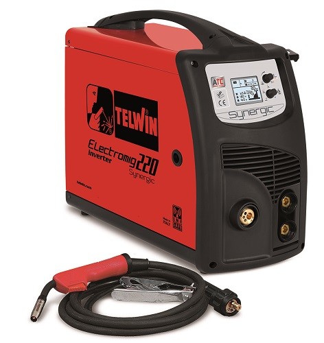 Сварочный полуавтомат ELECTROMIG 220 SYNERGIC 400V TELWIN 