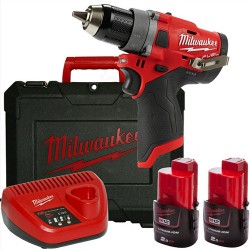 дрель-шуруповерт бесщеточная Milwaukee M12 FDD-202X FUEL