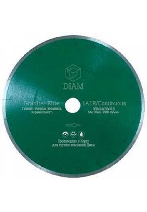 сплошной алмазный круг для резки керамогранита Granite Elite 230  DIAM   