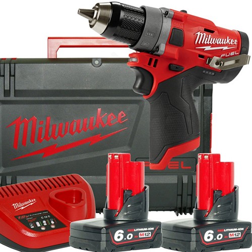 дрель-шуруповерт бесщеточная Milwaukee M12 FDD-602X FUEL  