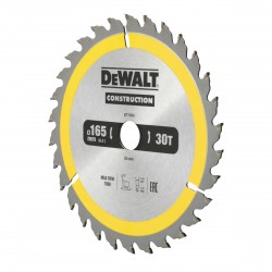 диск пильный по дереву с гвоздями DeWALT CONSTRUCTION 165/20 DT1935