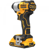  Компактный импульсный аккумуляторный бесщеточный шуруповерт DEWALT DCF840D2T