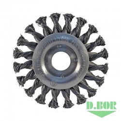 Щётка дисковая жгутовая, METAL Standard, 115x22,2 - ST0.50 - RPM 12500 "D.BOR"   