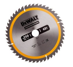 диск пильный по дереву с гвоздями DeWALT CONSTRUCTION 250/30 DT1957