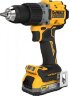 Аккумуляторная безударная бесщеточная дрель-шуруповерт DEWALT DCD800E2T, 18 В, PowerStack 1.7Ач 