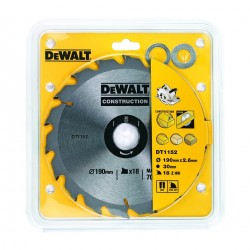 диск пильный по дереву DeWALT DT1152