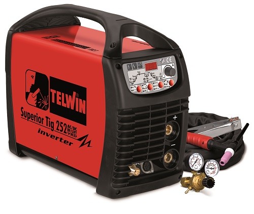 сварочный инвертор MMA/TIG SUPERIOR TIG 252 AC/DC HF/LIFT VRD 400V+ACC TELWIN