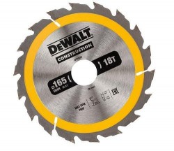 диск пильный по дереву с гвоздями DeWALT CONSTRUCTION 165/30 DT1936