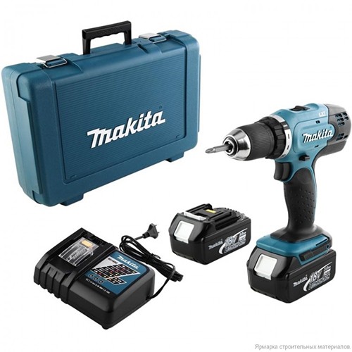 дрель-шуруповерт аккумуляторная бесщеточная Makita DDF483SYE