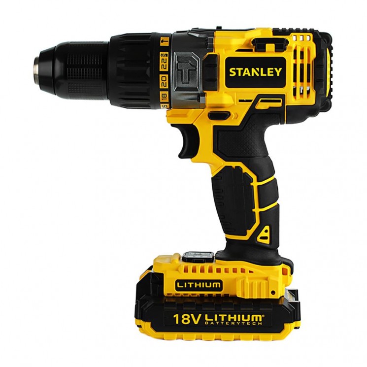 ударная дрель-шуруповерт STANLEY STDC18LHBK