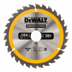 диск пильный по дереву с гвоздями DeWALT CONSTRUCTION 184/30 DT1942