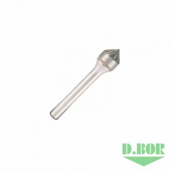 Бор-фреза форма K зенкера с вершиной 90° 6,0*3,0/50,0  хв. 6 мм d.bor
