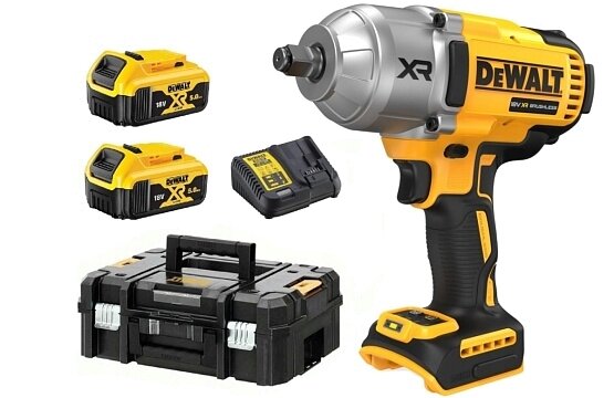 Аккумуляторный бесщеточный ударный гайковерт DEWALT DCF900P2T XR 18В