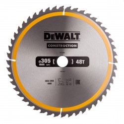 диск пильный по дереву с гвоздями DeWALT CONSTRUCTION 305/30 DT1959