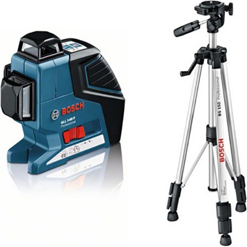 нивелир линейный лазерный GLL 3-80 + BS150 Bosch 