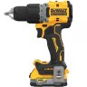 Аккумуляторная безударная бесщеточная дрель-шуруповерт DEWALT DCD800E1T, 18 В, PowerStack 1.7Ач