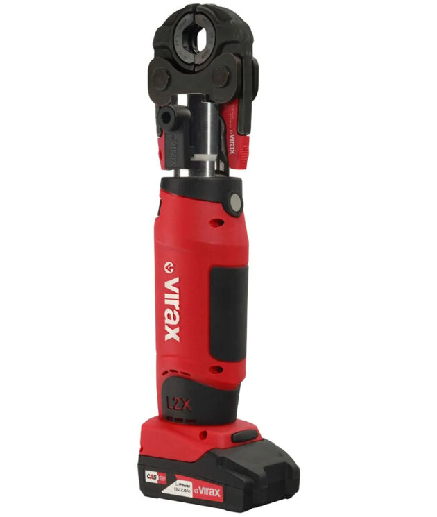 Аккумуляторный пресс VIRAX Viper® L2X в наборе со вкладышами TH16-20-26