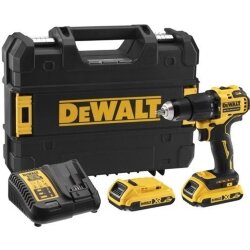 бесщеточная компактная ударная дрель-шуруповерт dewalt DCD709L2T