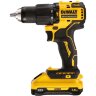 бесщеточная компактная ударная дрель-шуруповерт dewalt DCD709L2T