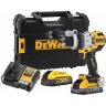 бесщеточная дрель-шуруповерт с ударом  DeWALT DCD1007H2T 18 В