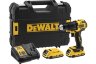 бесщеточная компактная ударная дрель-шуруповерт dewalt DCD709P2T    