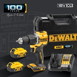 бесщеточная дрель-шуруповерт с ударом  DeWALT DCD100YP2T