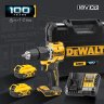 бесщеточная дрель-шуруповерт с ударом  DeWALT DCD100YP2T