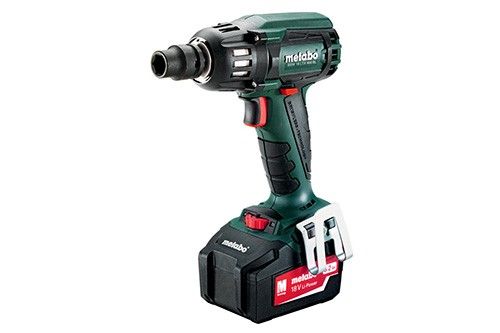 аккумуляторный бесщеточный ударный гайковерт metabo SSW 18 LTX 400 BL 