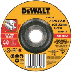 Круг отрезной по металлу DEWALT DT43911 тип 42 125х22,2х3,0мм
