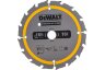 Диск пильный DeWalt твердосплавный 165x20 мм, 16 зубьев CONSTRUCTION DT1948