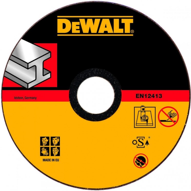Круг отрезной по металлу DEWALT DT42380Z, INDUSTRIAL 180х22,2х1,6мм 