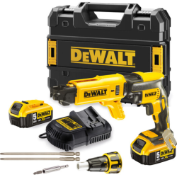  Аккумуляторный шуруповерт для гипсокартона ленточный DEWALT DCF620P2K 